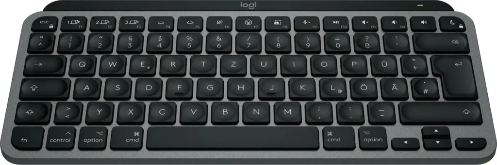 Tastierë Logitech MX Keys Mini për Mac, Wireless, Bluetooth, Scissor key switch, QWERTZ, LED, E zezë, Gri - 2
