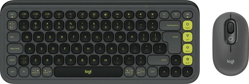 Tastierë dhe maus Logitech POP ICON COMBO, Bluetooth, mini, grafit - 1