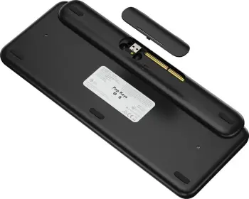 Tastierë mekanike pa tela Logitech Pop Keys me emoji, e zezë