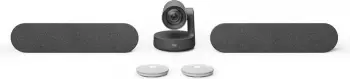Sistem konferencash video Logitech Rally Plus, 4K Ultra HD, 60 fps, 90°, 15x, Grafit