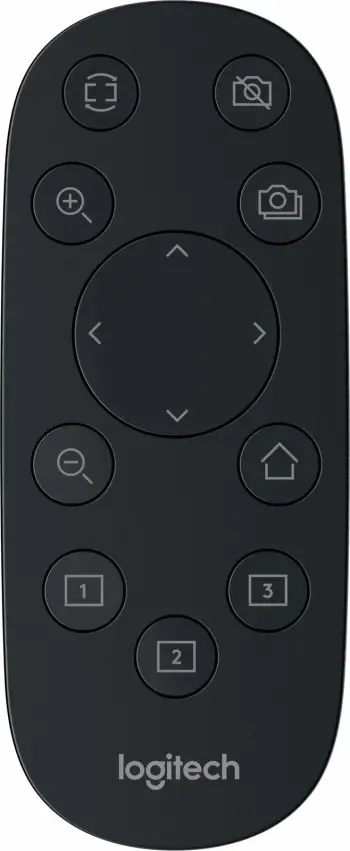 Telekomandë Logitech PRO 2 për sisteme konferencash, e zezë
