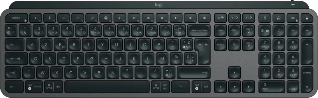 Set maus dhe tastierë Logitech 920-010927, wireless, AZERTY, LED, Graphite - 4
