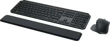 Set maus dhe tastierë Logitech 920-010927, wireless, AZERTY, LED, Graphite