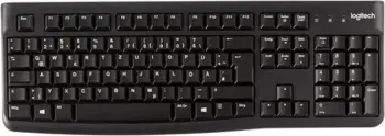 Tastierë Logitech K120, me kabllo, DE, e zezë