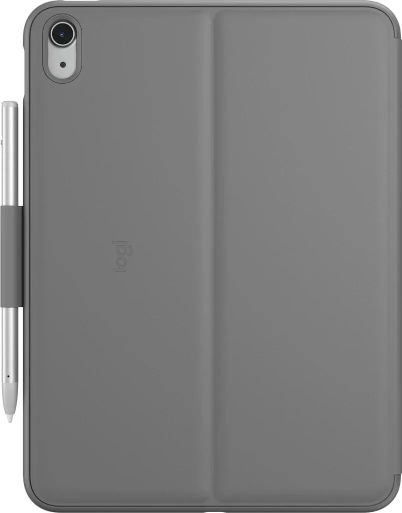 Mbështjellës tastierë Logitech Slim Folio, QWERTZ, iPad (10th gen), Gri - 4