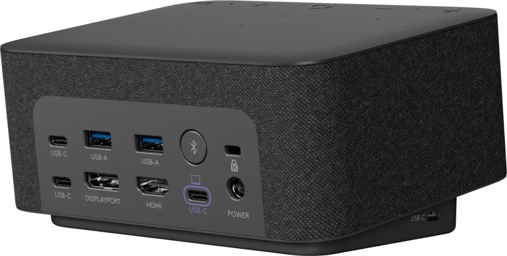 Docking station Logitech Logi Dock, 4K Ultra HD, Graphite - 5