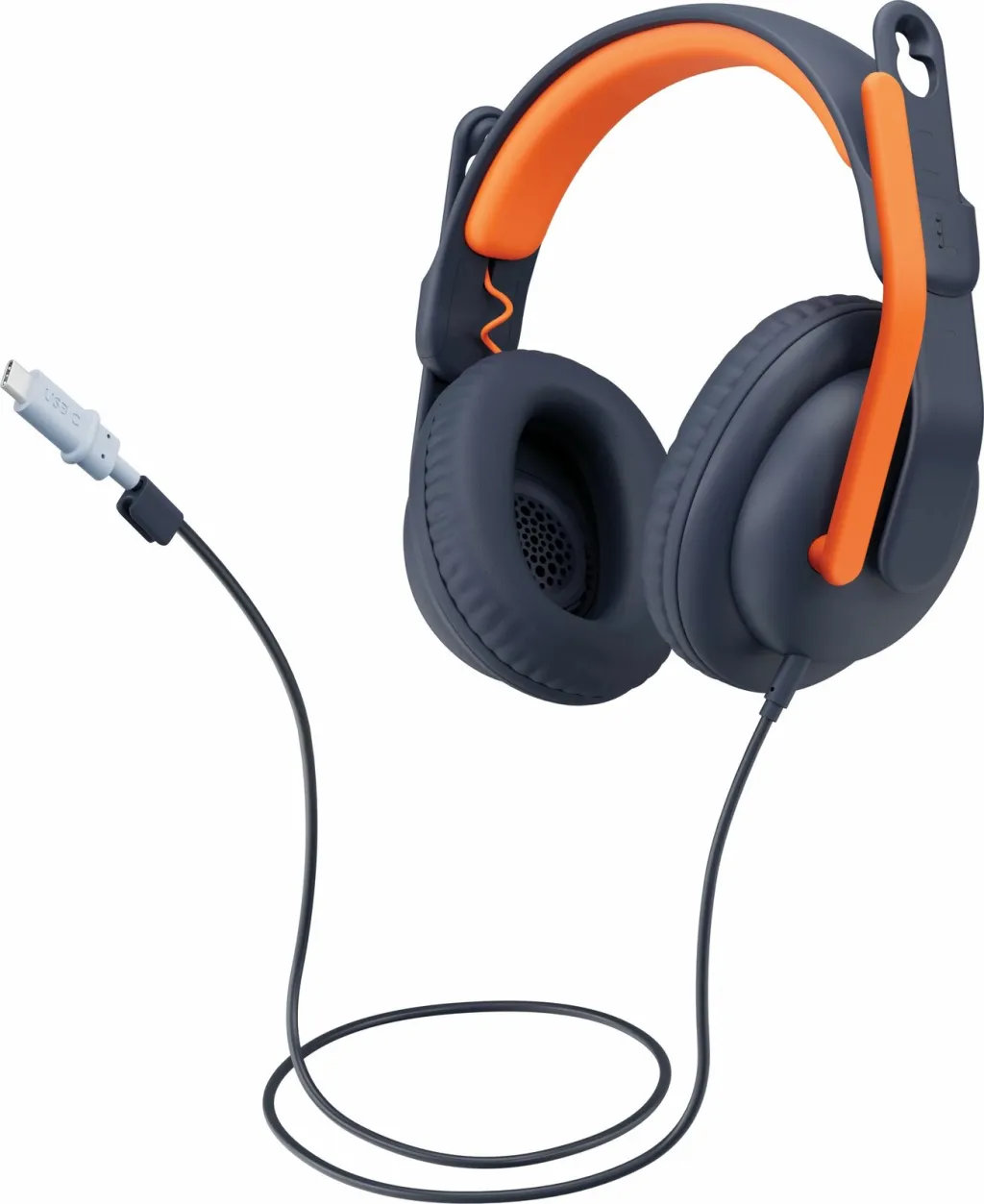 Kufje Logitech Zone Learn, USB Type-C, për fëmijë, ngjyrë blu - 4