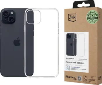 Mbështjellës telefoni 3MK ClearCase Eco, për iPhone 14 Plus, transparent