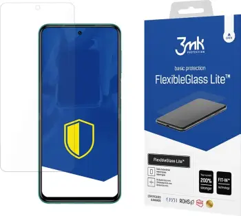 Xham hibrid mbrojtës për ekran, 3mk FlexibleGlass Lite, për Xiaomi Redmi Note 9 Pro 4G, Transparent
