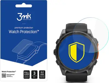 Mbrojtës ekrani 3MK FlexibleGlass për Garmin Fenix 8 AMOLED 51mm, xham hibrid