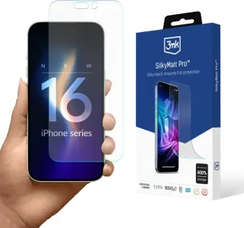 Folje mbrojtëse matte 3mk SilkyMatt Pro për iPhone 16 Plus