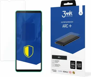 Folie mbrojtëse 3MK ARC+, për Sony Xperia 10 IV, fullscreen, transparente