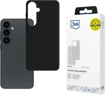 Mbështjellës 3mk Matt Case për Samsung Galaxy S25+, i zi
