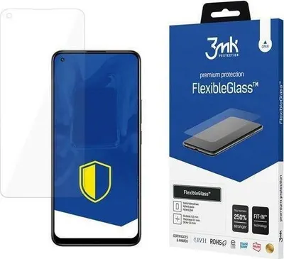 Mbështjellës xhami fleksibil 3mk FlexibleGlass për Realme 8, Transparent - 1