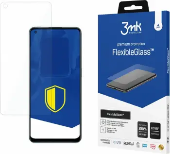 Mbrojtës ekrani 3MK FlexibleGlass për Realme 9 Pro+, xham hibrid, transparencë e plotë