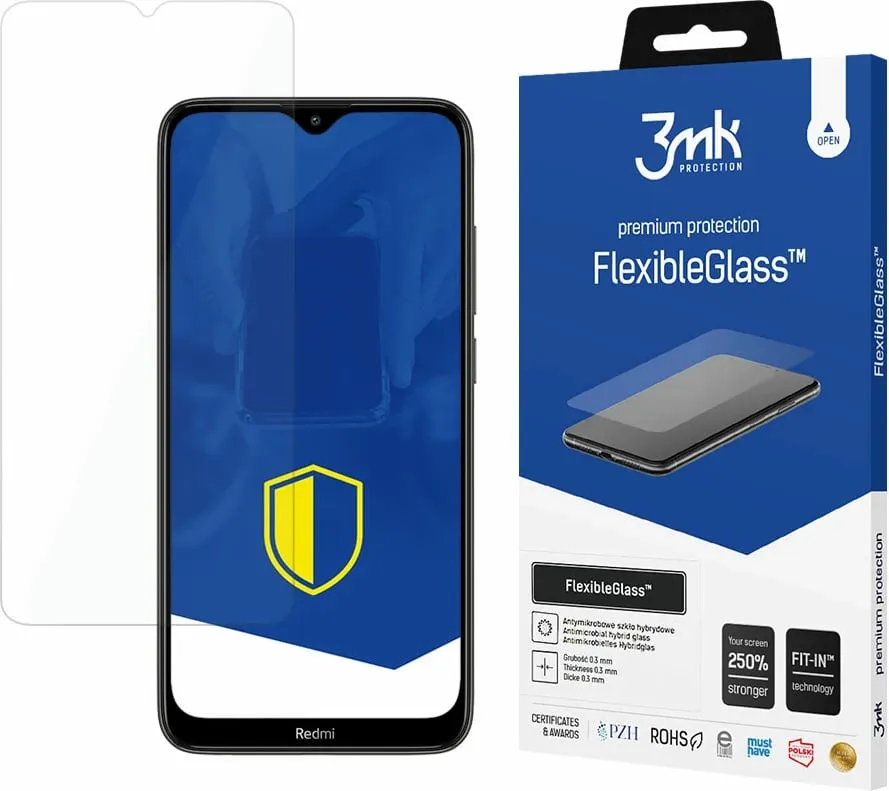 Mbrojtës ekrani FlexibleGlass 3mk për Xiaomi Redmi 8/8A, Transparent - 1