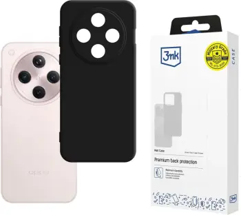 Mbështjellës 3mk Matt Case për Oppo Find X8, i zi