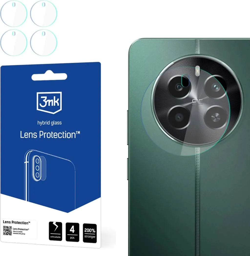 Mbrojtës kamere 3mk Protection për Realme 12 4G, set 4 copë - 1