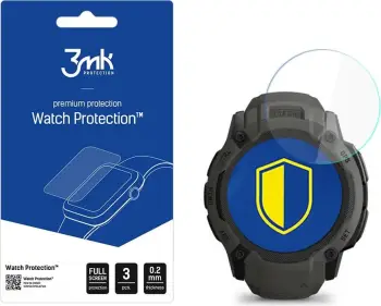 Mbrojtëse ekrani 3MK Garmin Instinct 2X FlexibleGlass Lite, xham fleksibël, transparente