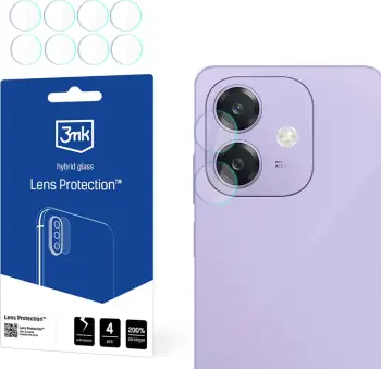 Mbrojtës xhami për kamerë 3mk Protection për Oppo A3 4G, Transparent