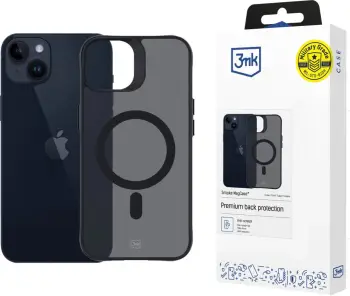 Mbështjellës 3mk Smoke MagCase me MagSafe për iPhone 14 Plus, gjysmë-transparent