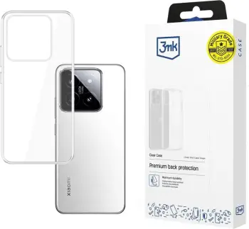 Mbështjellës 3mk Clear Case për Xiaomi 14 Pro, Transparent