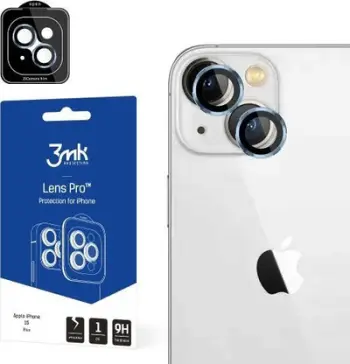 Mbrojtës lente 3MK Protection Pro, për iPhone 15, xham 9H, transparent