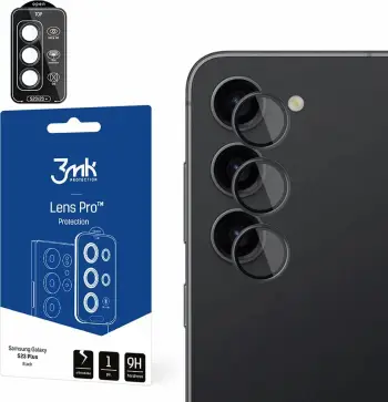 Mbështjellës xhami për kamerë Samsung Galaxy S24 3mk Lens Protection Pro, Zi