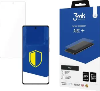 Folie mbrojtëse 3MK Arc Plus për OnePlus 12R, mbulim i plotë ekranit, transparente