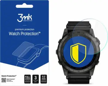 Xham mbrojtës 3MK FlexibleGlass, për Garmin Tactix 7 AMOLED, set 3 copë, transparent