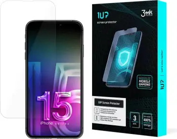 Film mbrojtës ekrani 3MK 1UP për iPhone 15 6.1", gaming, set 3 copë
