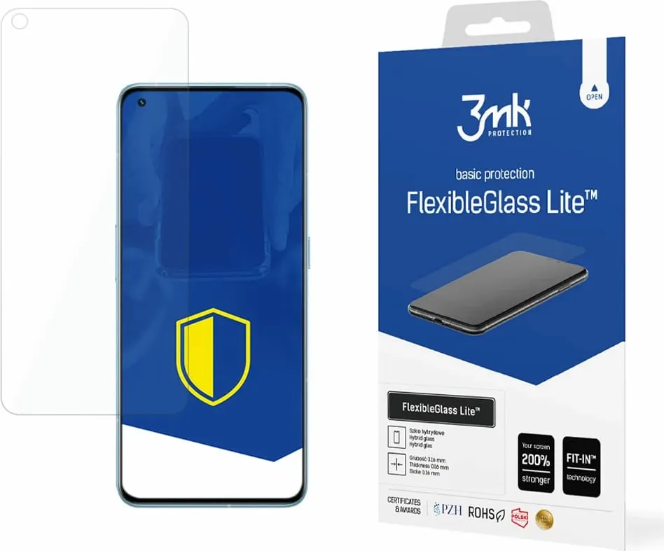 Xham mbrojtës FlexibleGlass Lite për Realme GT 2 Pro, 3mk Protection, Transparent - 1
