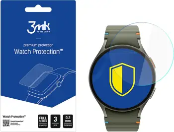 Mbrojtës ekrani 3mk FlexibleGlass për Samsung Galaxy Watch 7 44mm, xham i temperuar, transparent