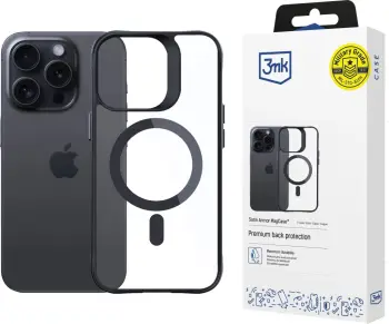 Mbështjellës 3mk Satin Armor MagCase për iPhone 13 Pro Max, Transparent