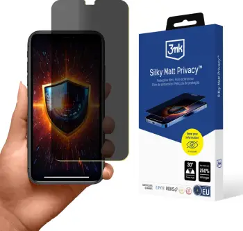 Film privatësie për ekran 3mk Silky Matt Privacy për iPhone 11, mat