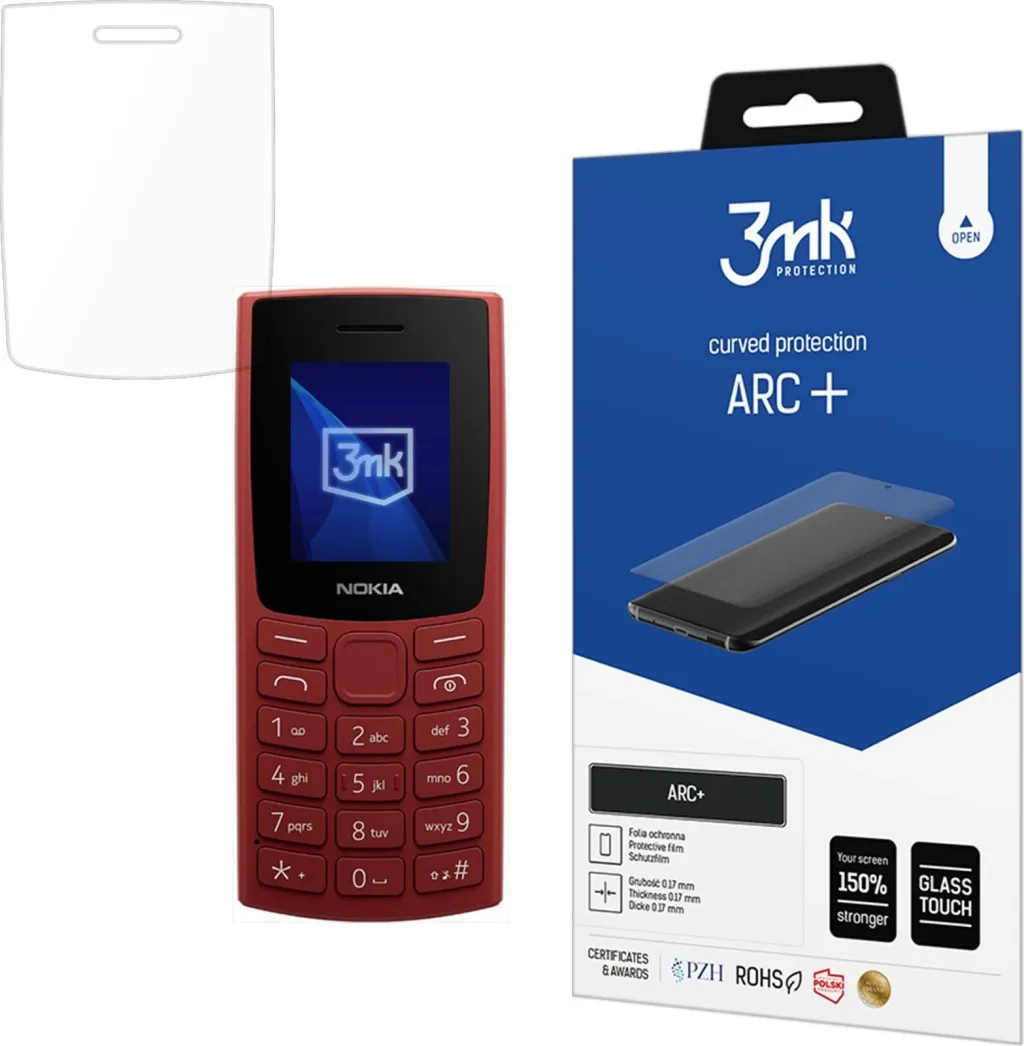 Film mbrojtës 3mk ARC+ për Nokia 105 (2023) - 1