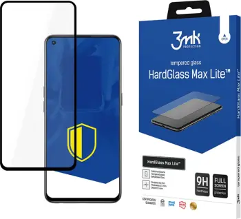 Xham mbrojtës 3mk HardGlass Max Lite për Realme GT Master, zi