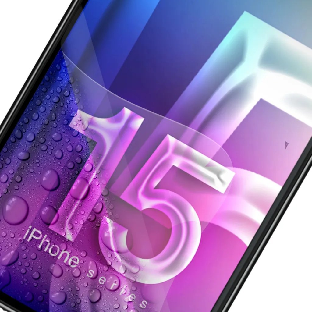 Folje mbrojtëse ekran 3mk SilkyMatt Pro për iPhone 15 Plus, mat - 3