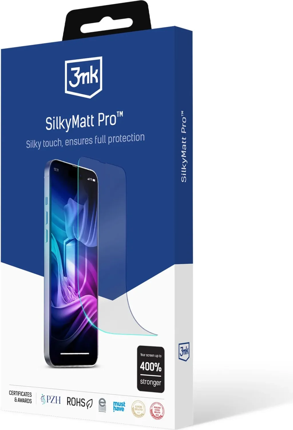 Folje mbrojtëse ekran 3mk SilkyMatt Pro për iPhone 15 Plus, mat - 6