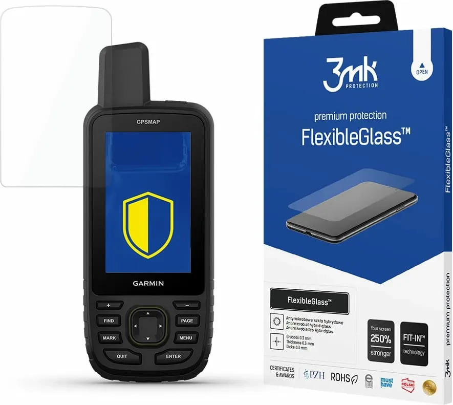 Mbrojtës ekrani FlexibleGlass 3mk për Garmin GPSMAP 67 - 1