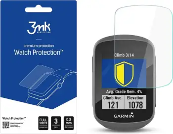 Xham mbrojtës hibrid 3MK FlexibleGlass Garmin Edge 130 Plus, 0.2mm, kundër gërvishtjeve, transparent
