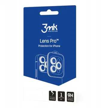Mbrojtës lente 3MK për Apple iPhone 17 Pro, 1 copë, blu
