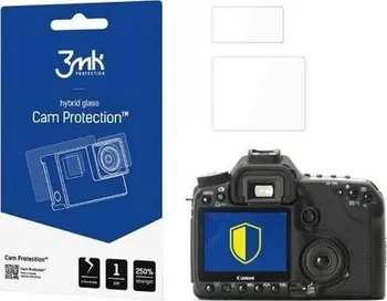Xham mbrojtës për lente 3MK CamProtect Canon EOS 50D, xham hibrid, 0.2mm, transparent