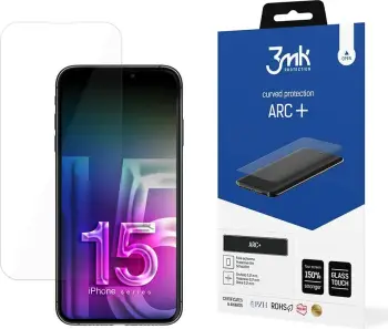 Mbështjellës ekrani 3mk ARC+ për iPhone 15 Pro, transparent