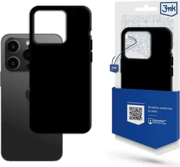 Mbështjellës 3mk Matt Case për iPhone 15 Pro Max, i zi