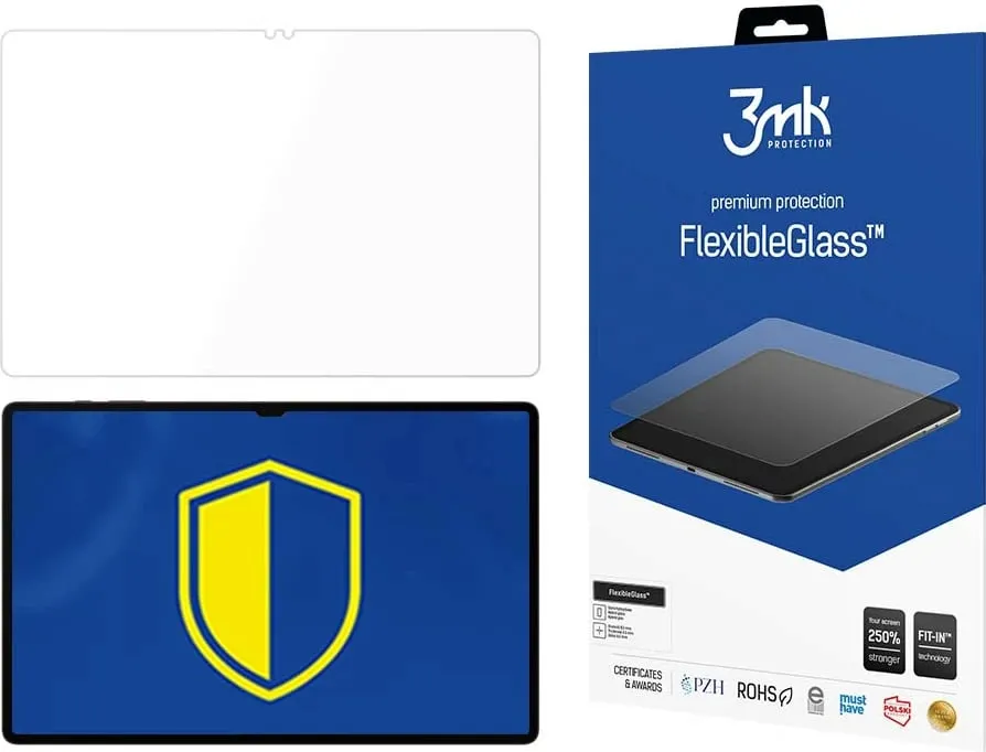 Stiker mbrojtës ekrani 3MK FlexibleGlass për Samsung Galaxy Tab S9+, 13", xham hibrid, transparent - 1