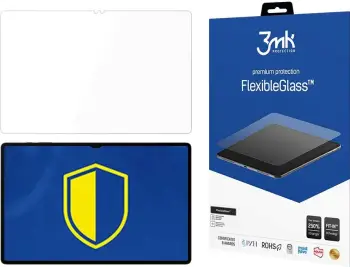 Stiker mbrojtës ekrani 3MK FlexibleGlass për Samsung Galaxy Tab S9+, 13", xham hibrid, transparent
