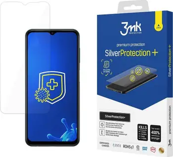 Folie mbrojtëse 3MK Silver Protect Plus për Samsung Galaxy M13 4G M135, antimikrobiale, montim me lagie, transparente