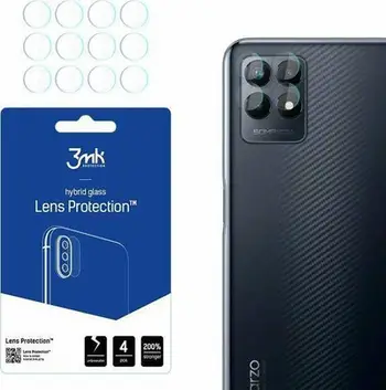 Mbrojtës kamerë 3MK Lens Protect Realme Narzo 50 5G, set 4 copë, transparent