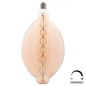 Llambë LED filament, 8W, E27, 3000K, ngjyrë çaji, e zbehtë